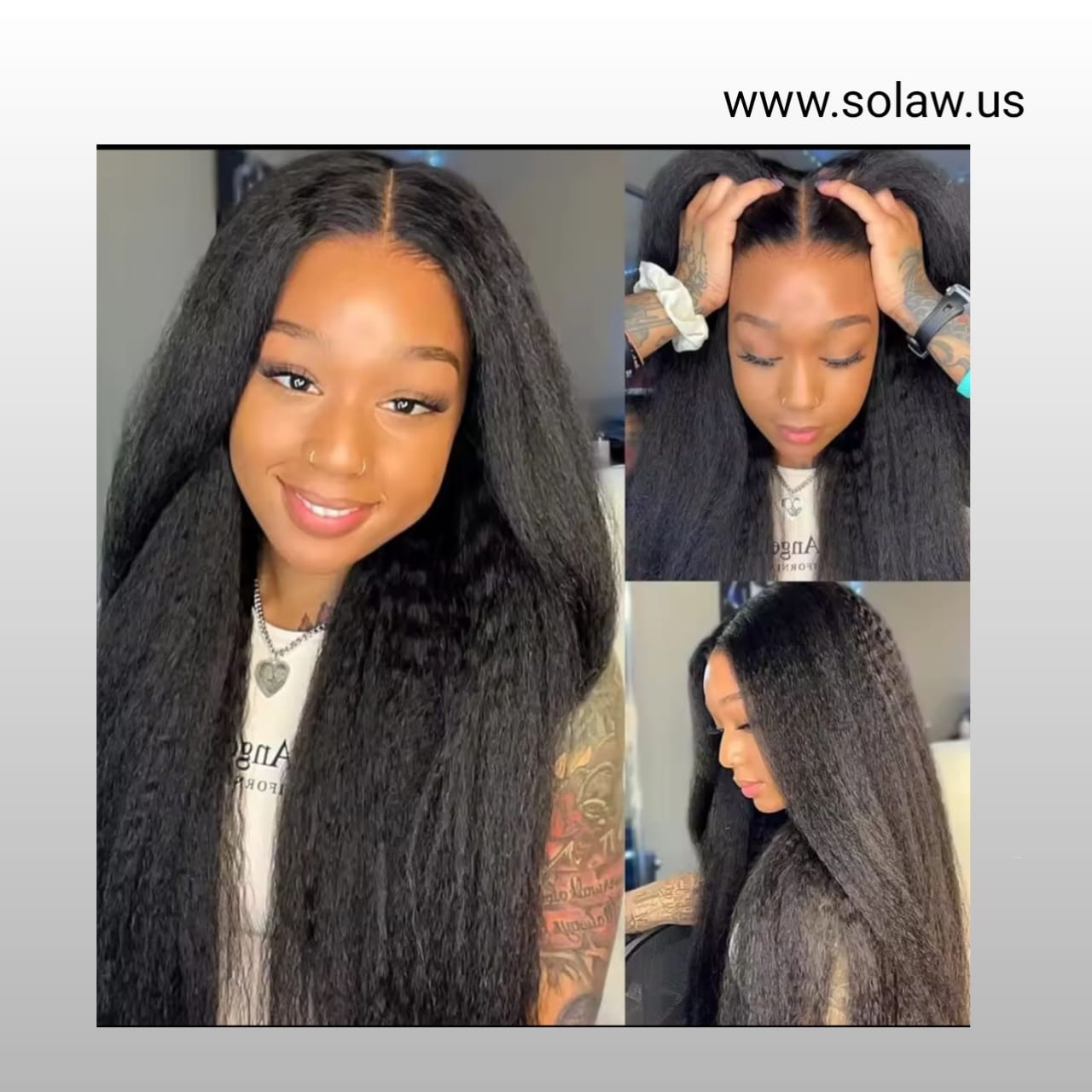 SOLAW KINKY STRAIGHT WIG PIC2